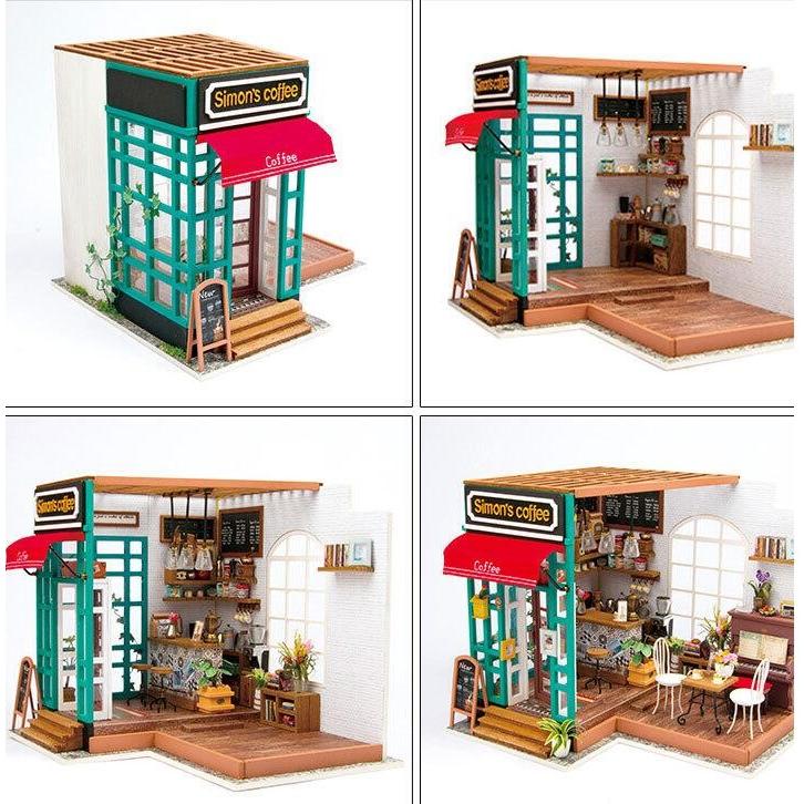Diyドールハウス 3dパズル 模型 Led付属 おもちゃ オモチャ 知育玩具 男の子 女の子 誕生日 プレゼント プレゼント 喫茶店 Kz Cgc 通販 Yahoo ショッピング