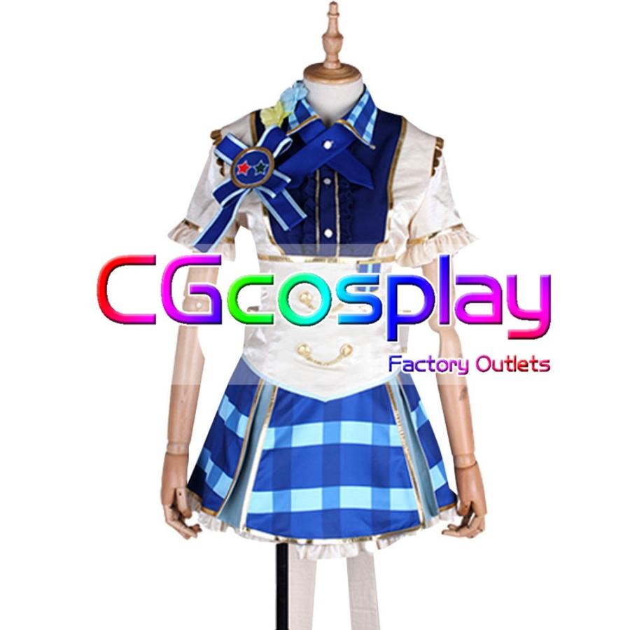 送料無料 激安 ラブライブ スクールアイドルフェスティバルall Stars クール ブルー コスプレ衣装 Dm649 Cgcosplay コスプレ衣装通販 通販 Yahoo ショッピング