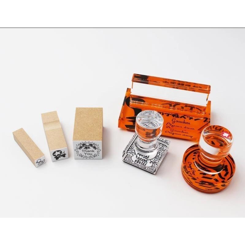 データ入稿 耐油性ゴム印 3×3cm または 1×6cmまで990円 オーダー