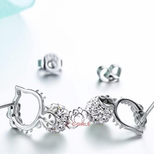 5A級 CZ キティちゃん ホワイトデー ピアス 結婚式 ハローキティ 5A級 CZ キティちゃん ホワイトデー ピアス 結婚式 ハローキティ