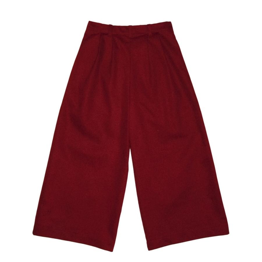 Autumn Wide Pants Wine Red |  | 03