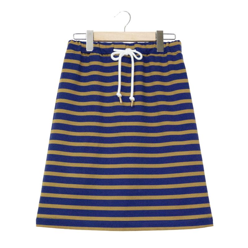 ボーダー柄ニットスカート70（ウエストゴム入り） | 