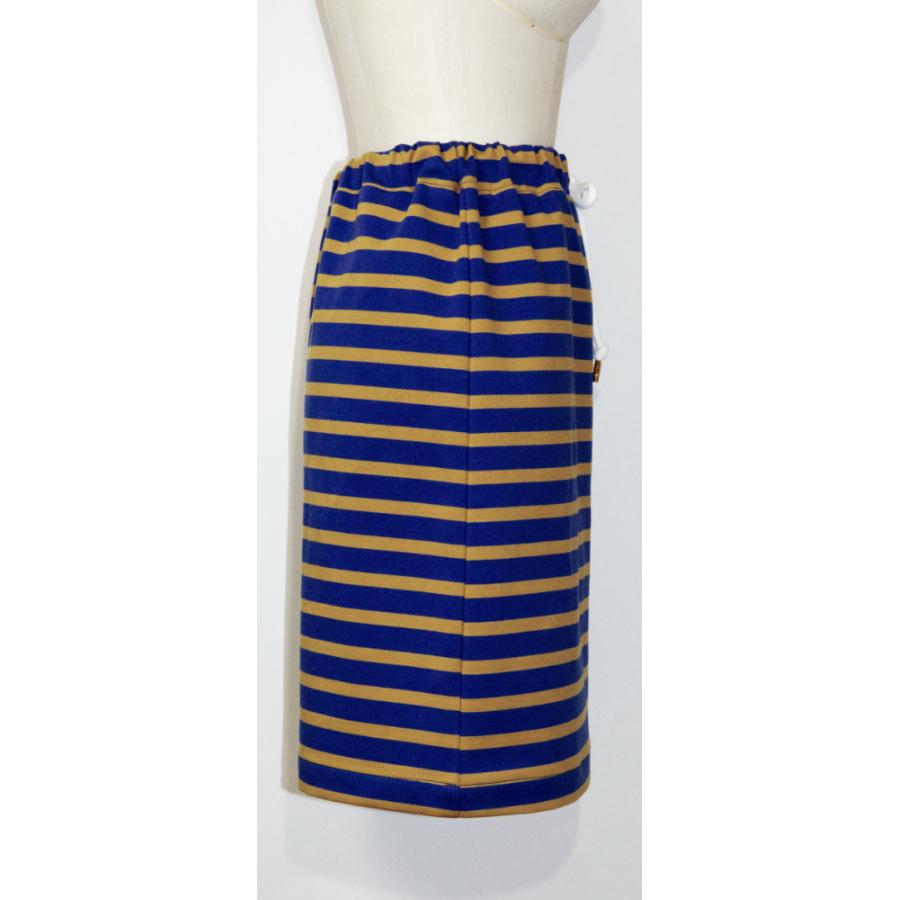 ボーダー柄ニットスカート70（ウエストゴム入り） |  | 08