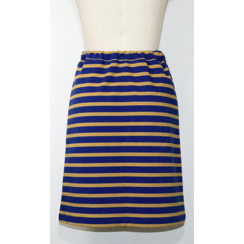 ボーダー柄ニットスカート70（ウエストゴム入り） |  | 09