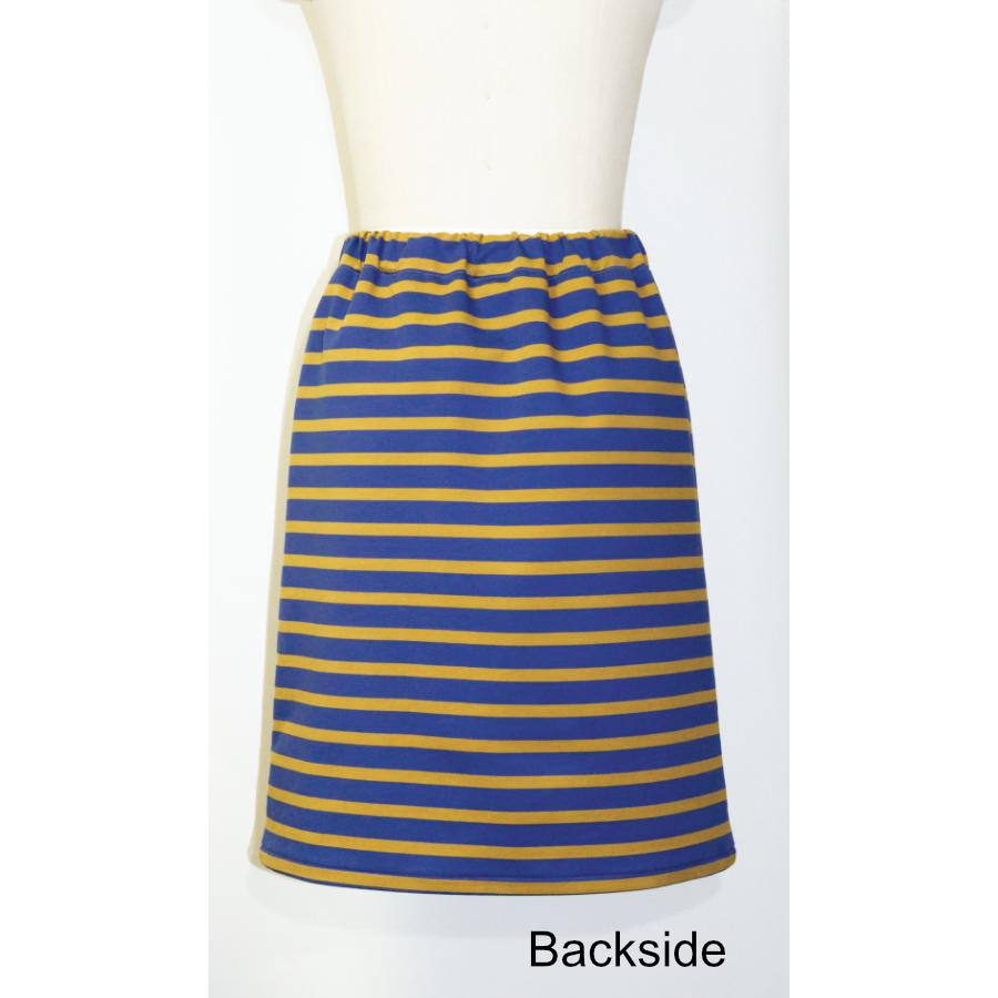 ボーダー柄ニットスカート74（ウエストゴム入り） |  | 08