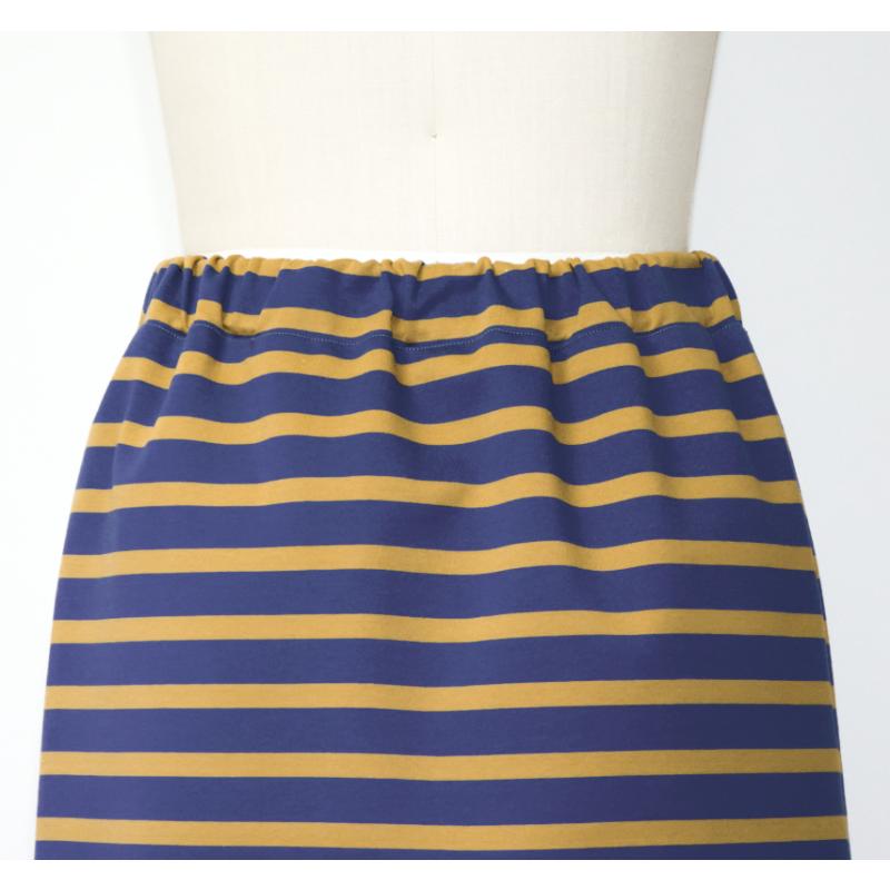 ボーダー柄ニットスカート74（ウエストゴム入り） |  | 09