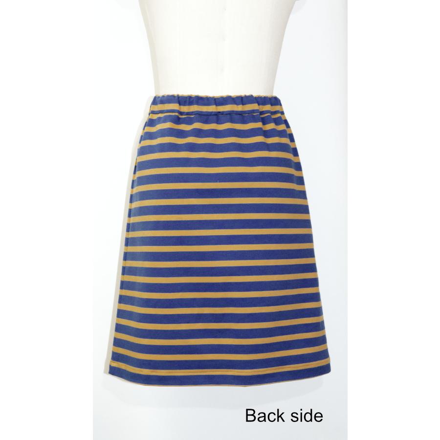 ボーダー柄ニットスカート76（ウエストゴム入り） |  | 08