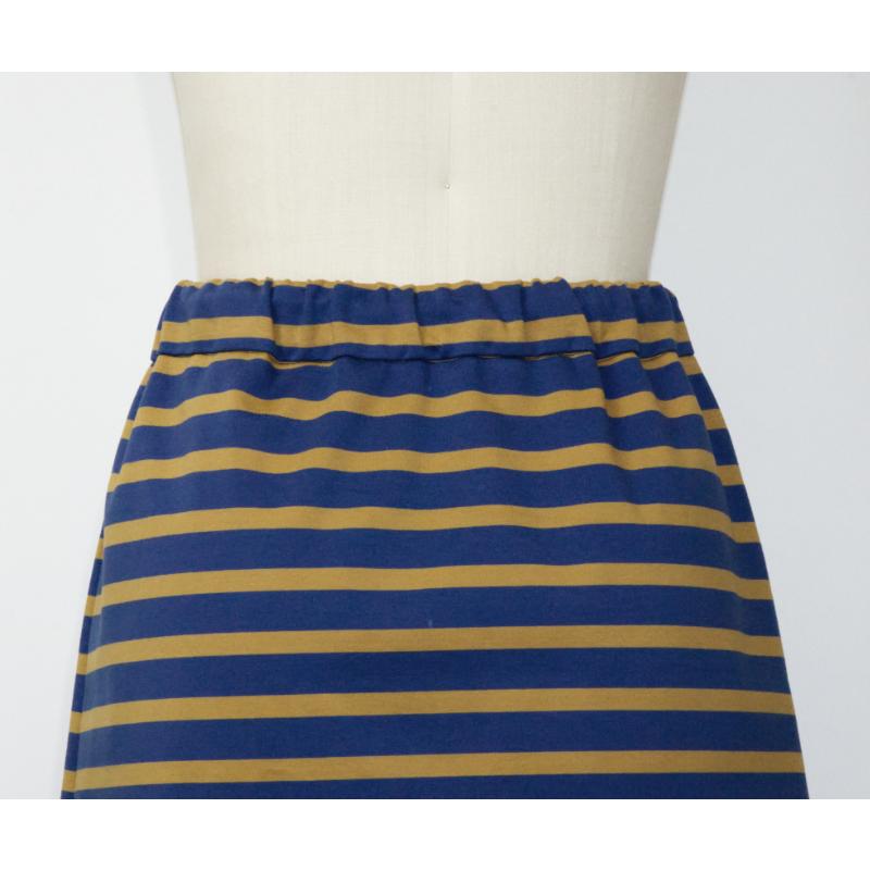 ボーダー柄ニットスカート76（ウエストゴム入り） |  | 09