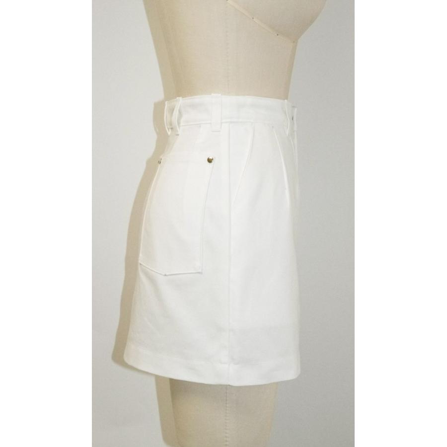 デニム風ホワイトミニスカート69 |  | 08