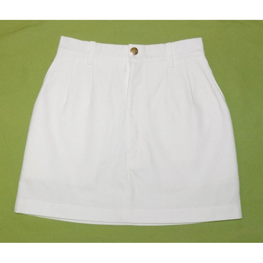 デニム風ホワイトミニスカート69G | 