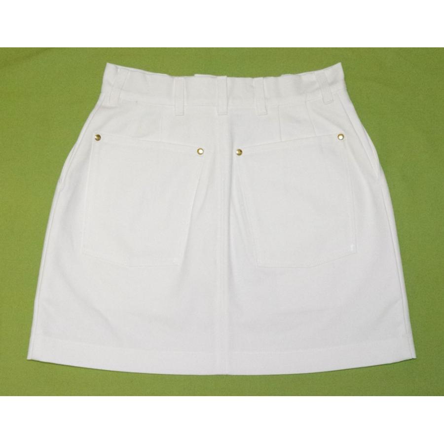 デニム風ホワイトミニスカート69G |  | 03