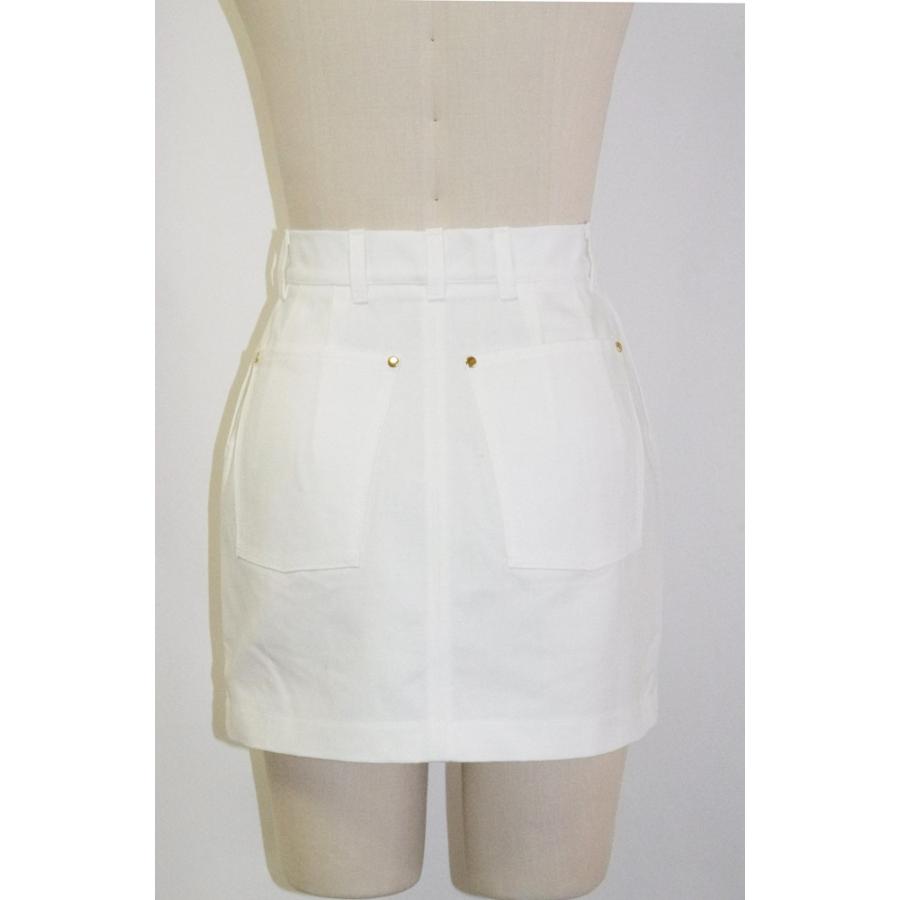 デニム風ホワイトミニスカート69G |  | 08