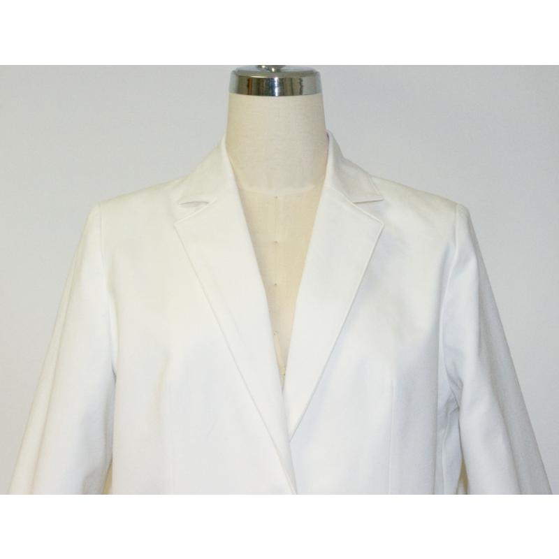 Denim Tailored Jacket White Purple13 |  | 08