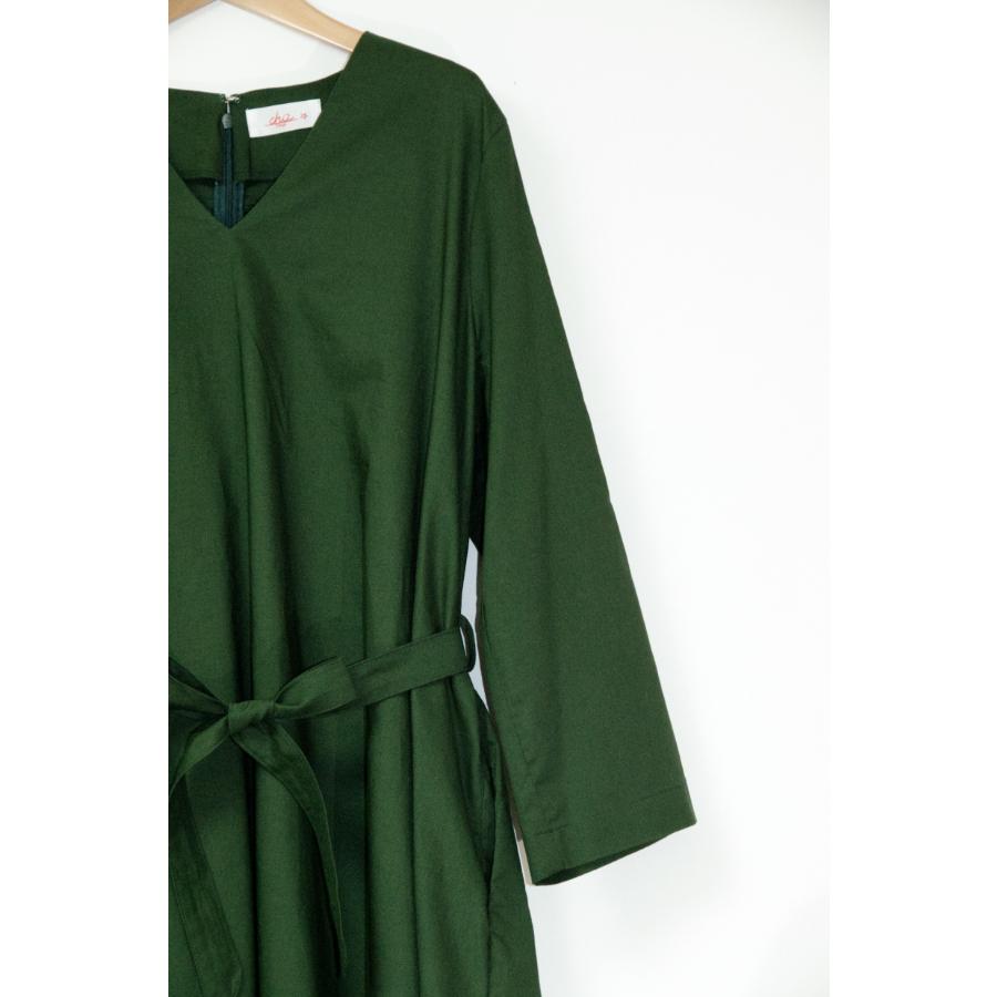 Green Vネック Longsleeve Onepiece |  | 04