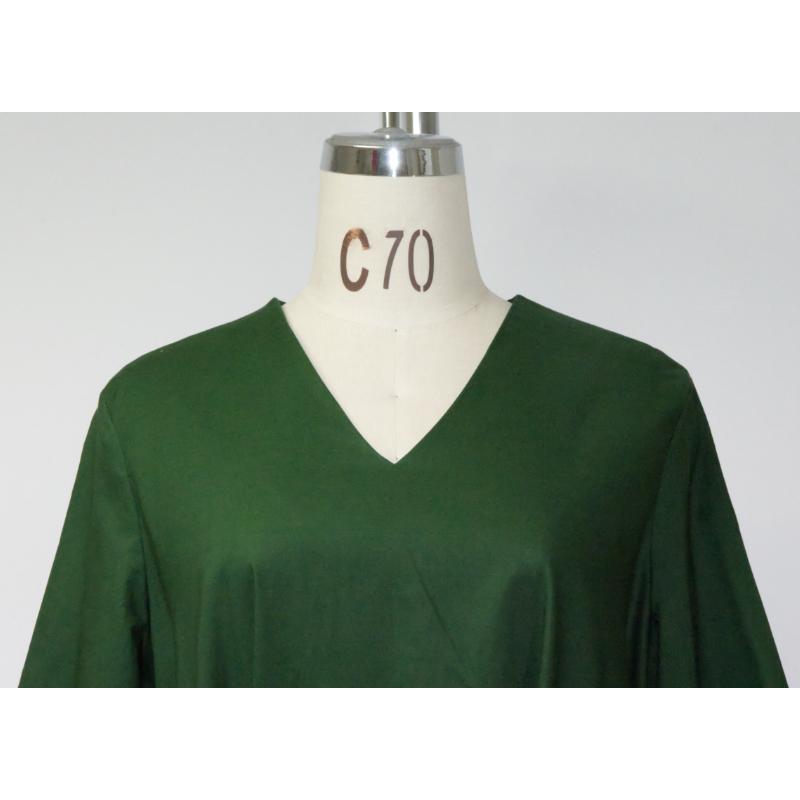 Green Vネック Longsleeve Onepiece |  | 09