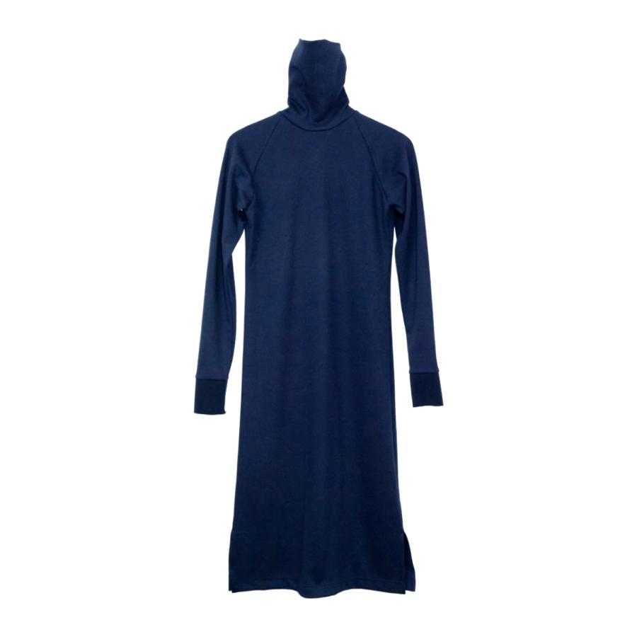 ラグランスリーブタートルネックワンピースM | 