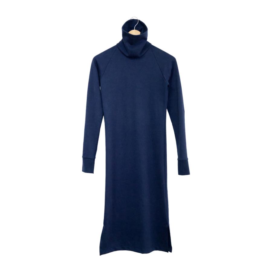 ラグランスリーブタートルネックワンピースS | 