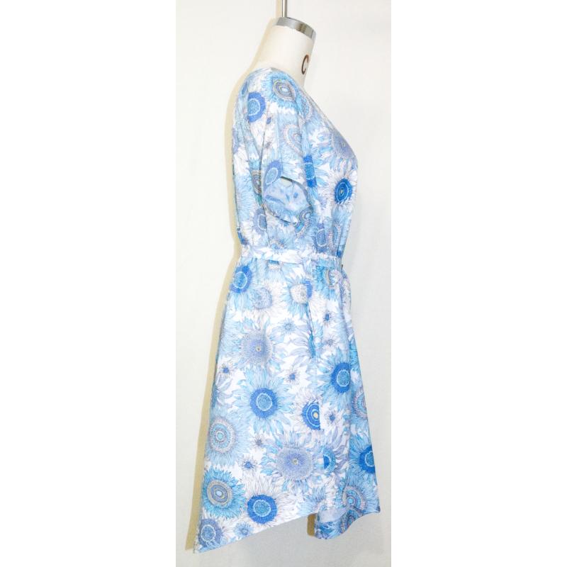 Summer One-piece Blue Himawari｜cha｜06