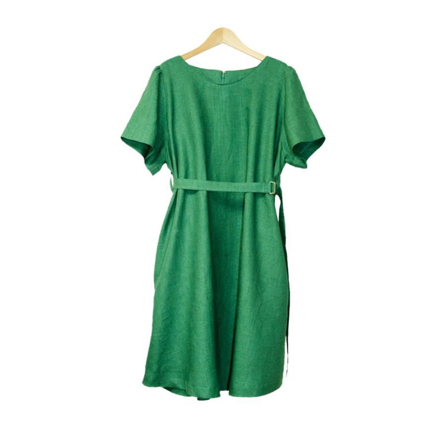 Summer One-piece Green Linen L | 