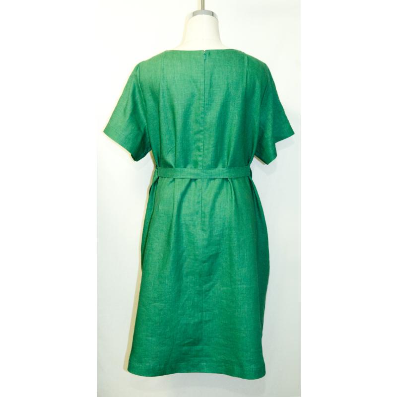 Summer One-piece Green Linen L |  | 14