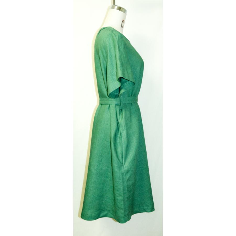 Summer One-piece Green Linen L |  | 15