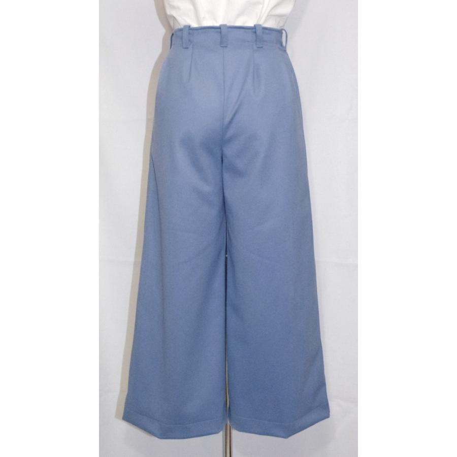 Tucked Wide Pants Light Blue |  | 04