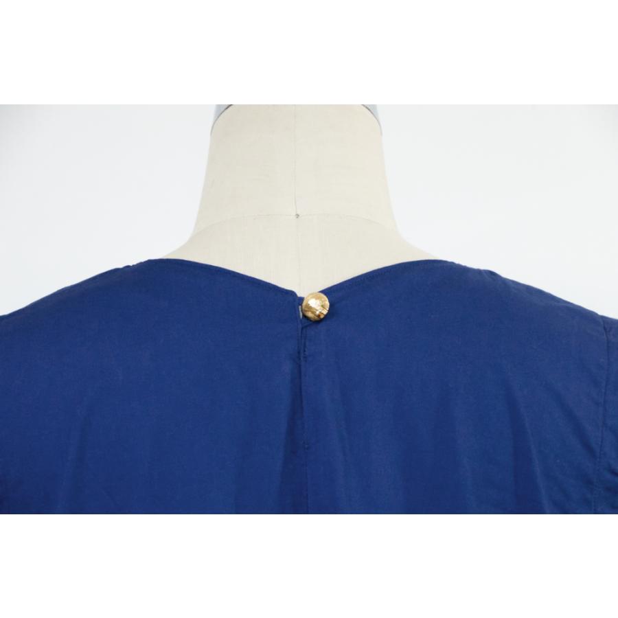 VネックノースリーブワンピースBlue |  | 12