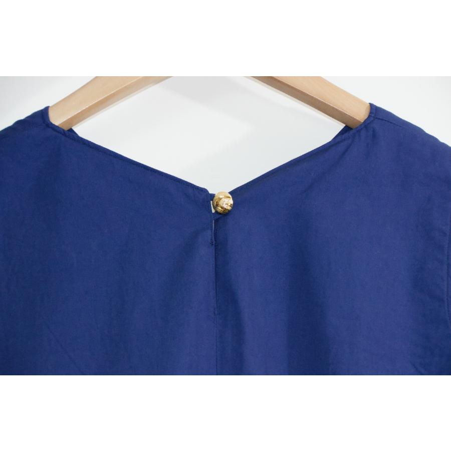 VネックノースリーブワンピースBlue |  | 07