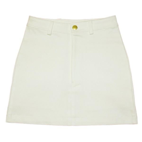 ホワイトデニムストレッチミニスカート72 | 