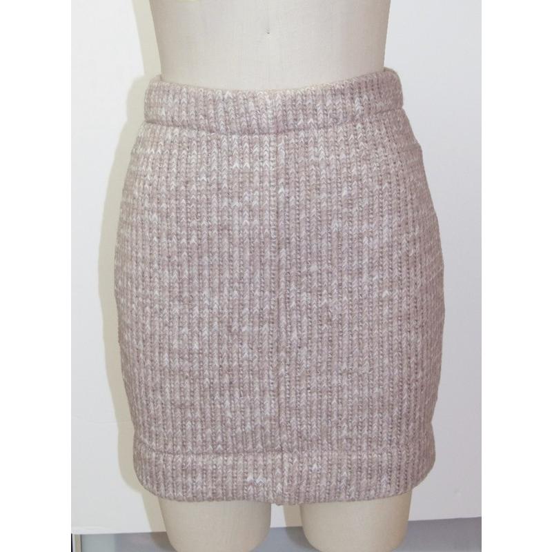 Wool Knit Miniskirt3 | 