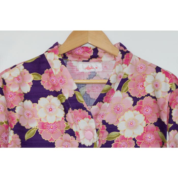 Wafu Purple Summer Onepiece01 |  | 02