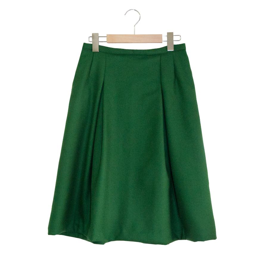 Wool Pleated Skirt 01 | 
