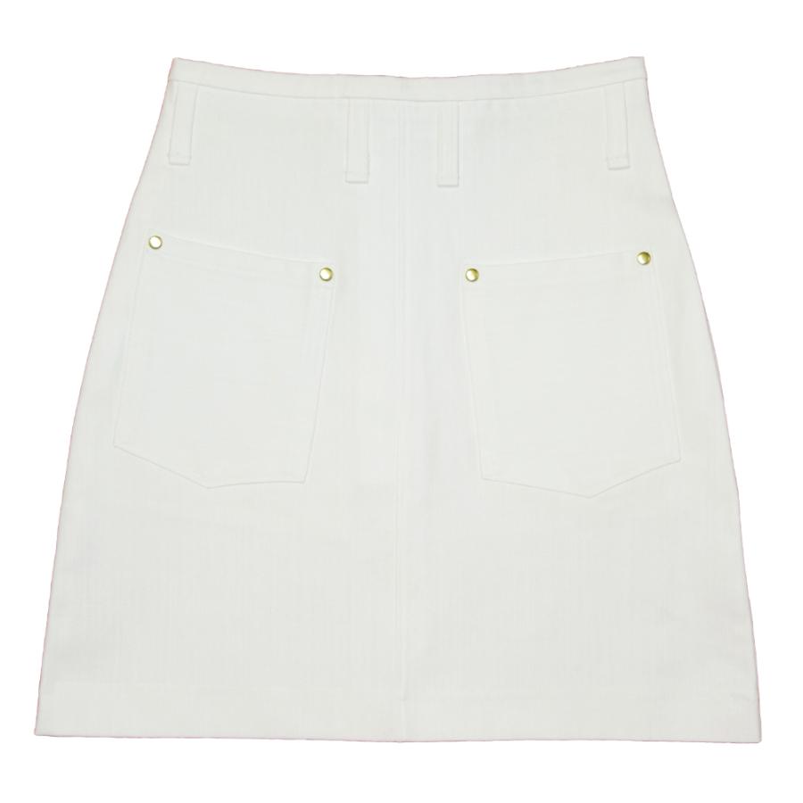 White Stretch Denim Skirt 67A |  | 04