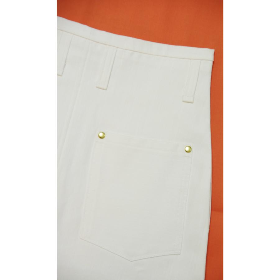 White Stretch Denim Skirt 67A |  | 06