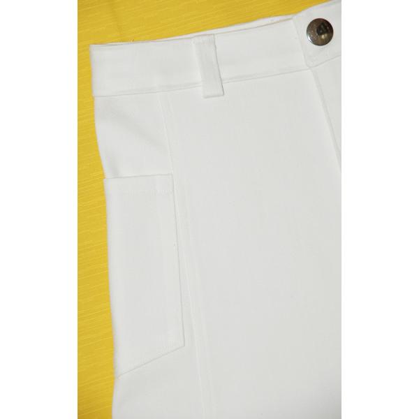White Stretch Denim Skirt A3-67 |  | 03