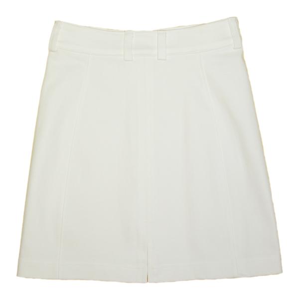 White Stretch Denim Skirt A6-73 |  | 03