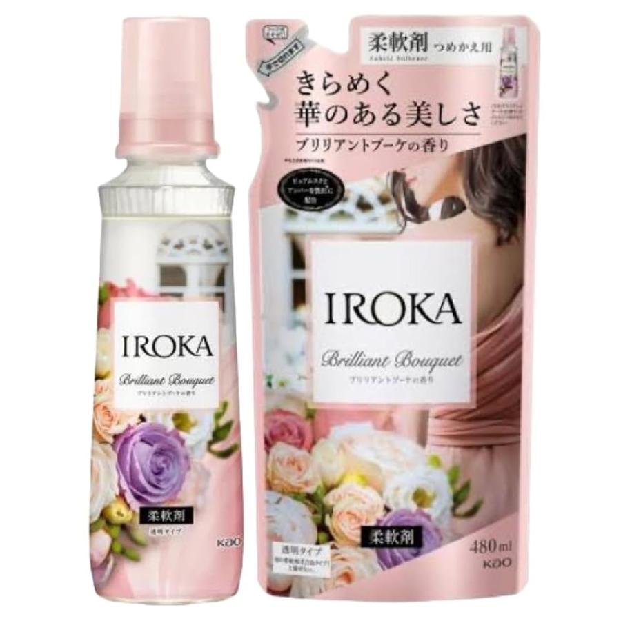 花王 イロカ IROKA プレミアム 柔軟剤 ブリリアントブーケの香り 本体 