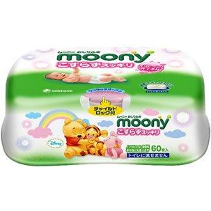 ムーニー おしりふき こすらずスッキリ 本体 60枚 | 