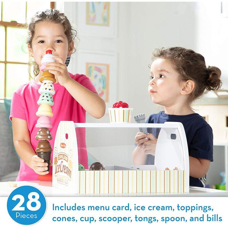 メリッサ&ダグ(Melissa&Doug) 木製おもちゃ アイスクリーム屋さん ごっこ遊び 正規品 9286 5cm Melissa&Doug 木製おもちゃ アイスクリーム屋さん ごっこ遊び 正規品