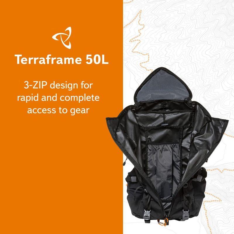 ✨美品✨ MYSTERY RANCH(ミステリーランチ) TERRAFRAME 3-ZIP 50 テラフレーム3ZIP 50 19761350 ブラッ 【S1009166770】(35366円)