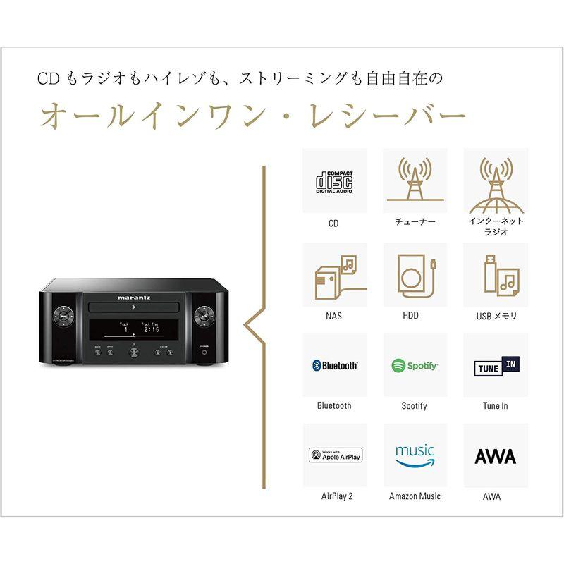 動作確認 マランツ Marantz M-CR612 CDレシーバー Bluetooth・Airplay2 ワイドFM対応/ハイレゾ音源対応 ブラック 【8768196926】(30728円)
