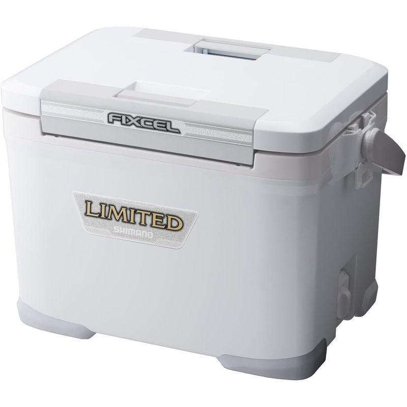 シマノ(SHIMANO) クーラーボックス 小型 17L フィクセル リミテッド 170HF-017N 釣り用 ピュアホワイト クーラーボックス ピュアホワイト SHIMANO 小型 17L フィクセル リミテッド 170HF 017N 釣り用 幅x長x高
