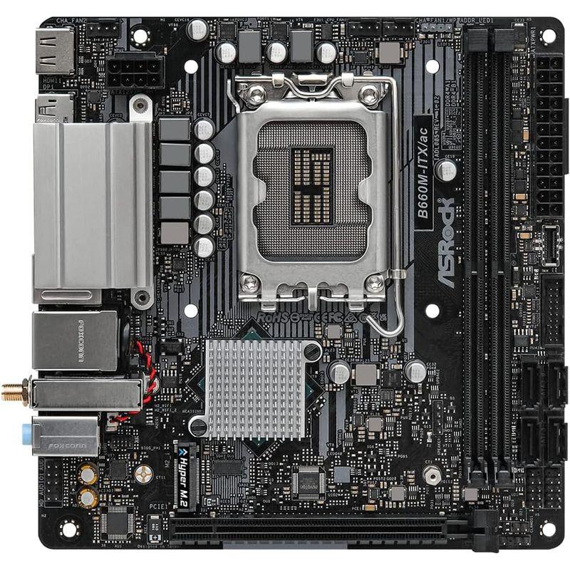 ASRock マザーボード B660M-ITX/ac Intel B660 シリーズ 第12世代 CPU ( LGA1700 ) 対応 B6 マザーボード B660M ITX/ac Intel B660 シリーズ 第12世代 CPU LGA1700 対応 B6