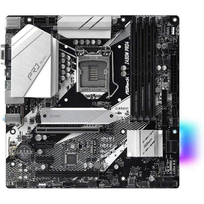 ASRock マザーボード Z490M Pro4 Intel 10世代 CPU (LGA1200) 対応