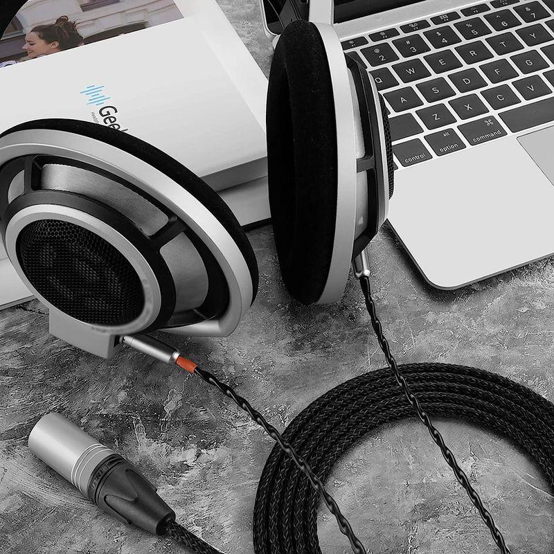 ヘッドフォン用ケーブル Geekria Apollo 5N 単結晶銅 アップグレード ケーブル Sennheiser ゼンハイザー HD800 HD800S HD8｜chaco-2｜02