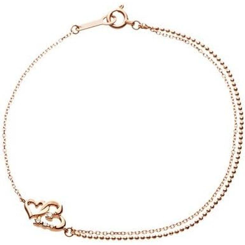 ★レア物 新品未開封 4℃ (ヨンドシー) オープンハート ダイヤモンドK10ピンクゴールド(PG)ブレスレット 111226133101 【DGJ5784933824】(20274円)