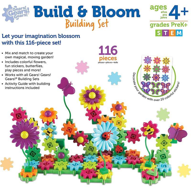 ラーニング リソーシズ カラフルギアブロック ビルド & ブルーム LER9214D 正規品 Gears リソーシズ カラフルギアブロック ビルド ブルーム LER9214D 正規品 5cm