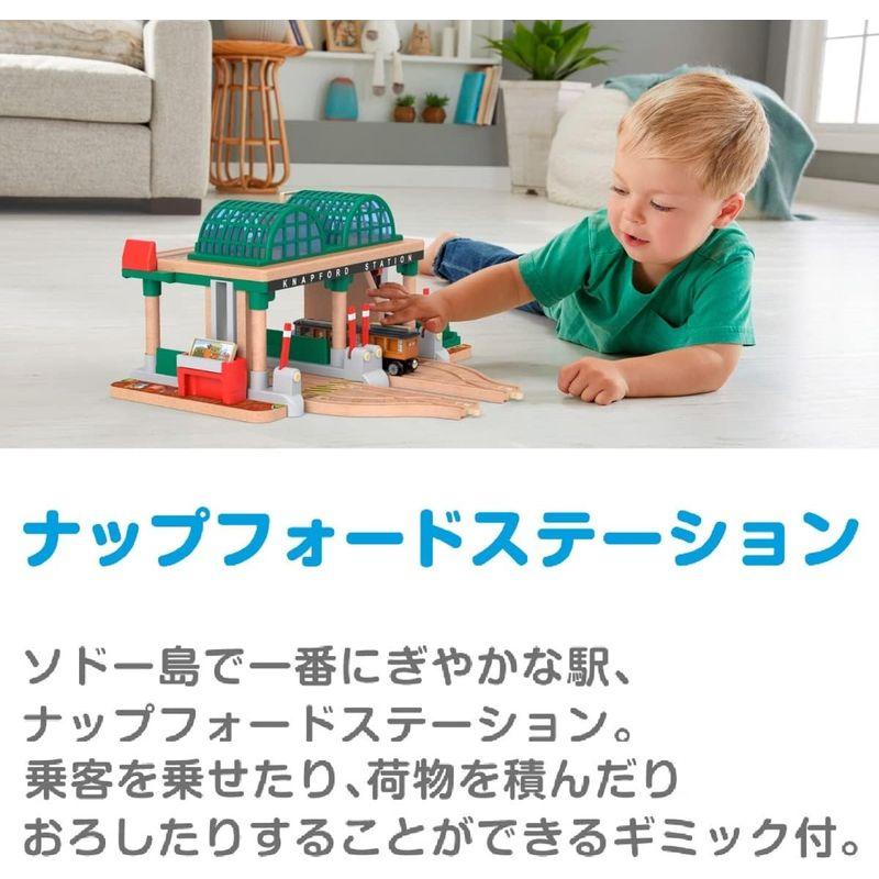 きかんしゃトーマス 木製レールシリーズ(Thomas) アニーとクララベルのナップフォードステーション 3才~ HBJ82 木製レールシリーズ Thomas アニーとクララベルのナップフォードステーション 3才 HBJ82
