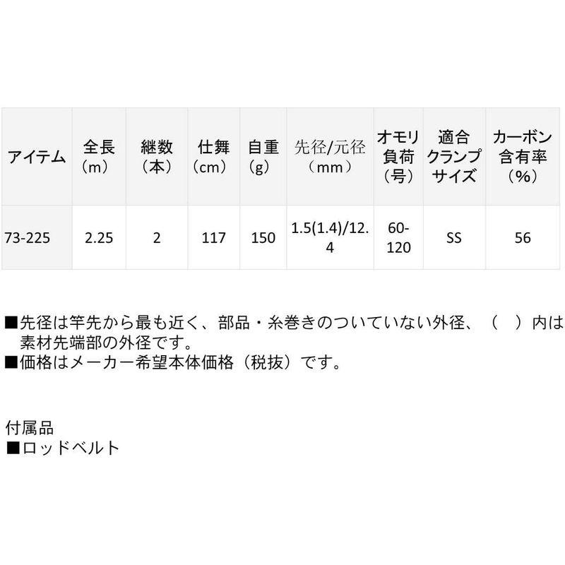 ダイワ(DAIWA) 船竿 玄界灘X 73 225 釣り竿 船竿 釣り竿 DAIWA 玄界灘X