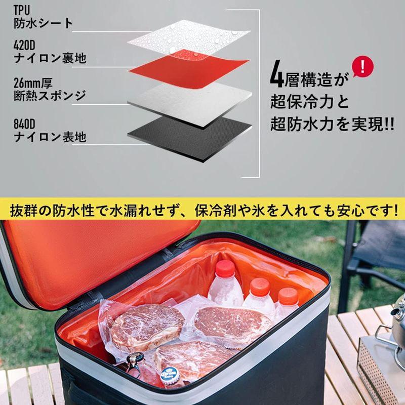 ROCKBROS(ロックブロス)クーラーボックス ソフト 保冷力48時間 最強 ソフトクーラー 断熱材 大容量18L 保冷バッグ クーラーバ ロックブロス クーラーボックス ソフト 保冷力48時間 最強 ソフトクーラー 断熱材 大容量18L 保冷バッグ クーラーバ